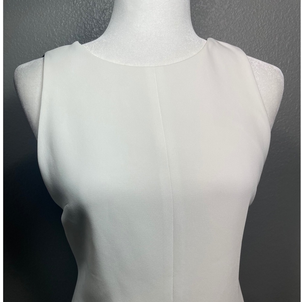 Rag & Bone White Grey 2 Tone Open Back Crisscross Midi Dress Size 4 Made in USA